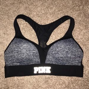 Pink sports bra!!!